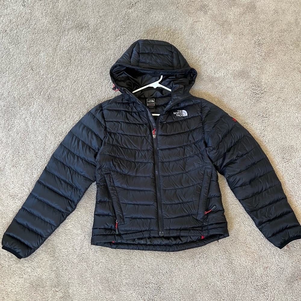 The North Face Black Puffer Jacket with Hood